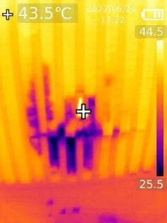 Inspeções com termografia — registro 04