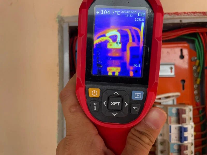 Inspeções com termografia — registro 11