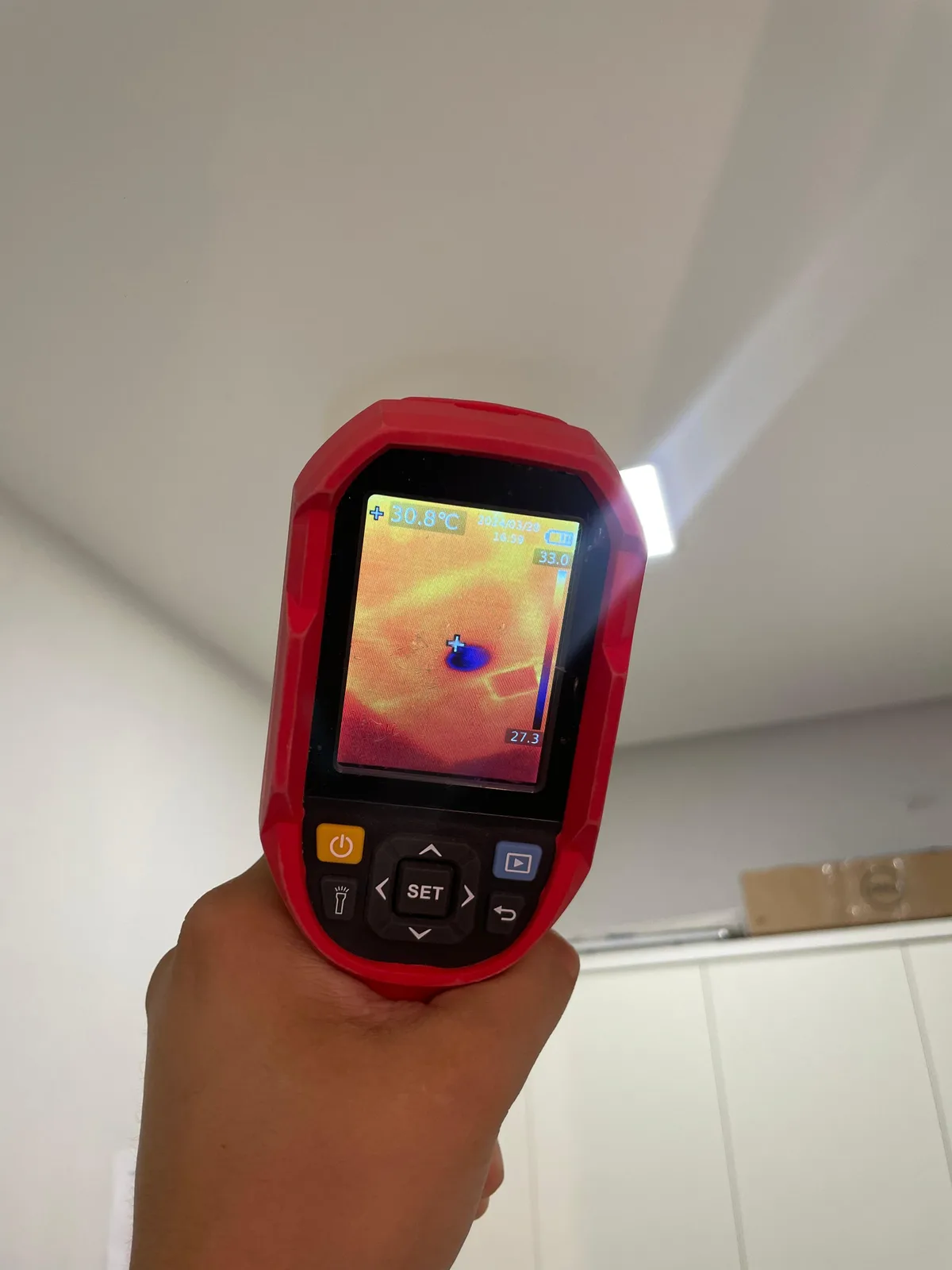 Inspeções com termografia — registro 12